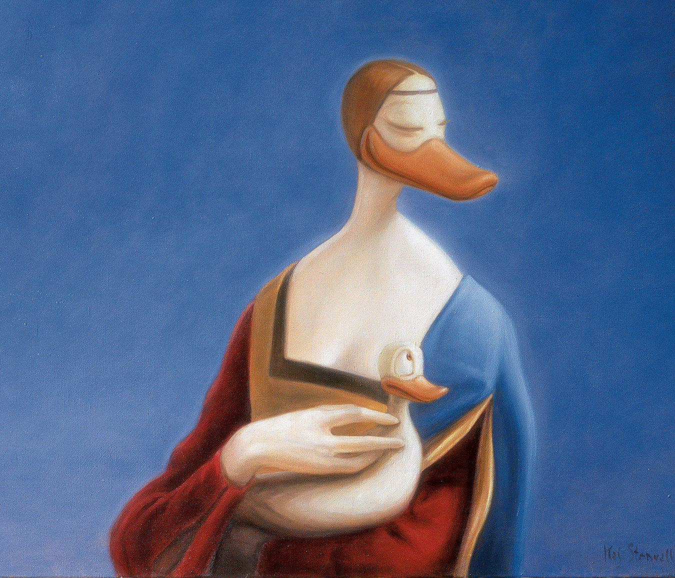 Kaj Stenvall Ölglas "Modell för tillvaron"