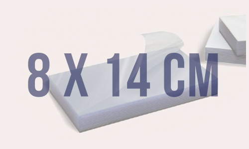 PVC mixing pad 8x14 cm 30pads/box