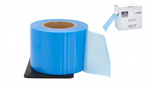Barrier film blue, 10x15cm, 1200pcs/roll