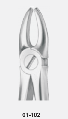 Tooth Forceps, for upper incisor and canine, fig. 2