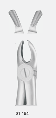 Tooth Forceps, for children, without spring, for upper molar left, FIG. 39 L