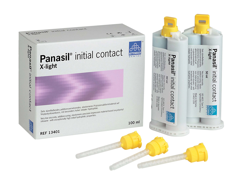 Panasil initial contact Xlight, 2x50ml 12 bl. spetsar