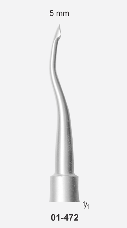 Tooth elevator, Bayonet Root Elevator 5 mm - Offset - Out