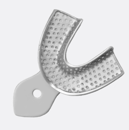Impression Tray, Partial denture perforated with Rim Lower S