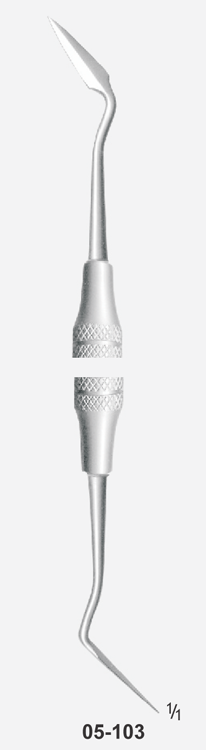 Periodontal instrument knife Goldman Fox (KGF-8) hollow handle