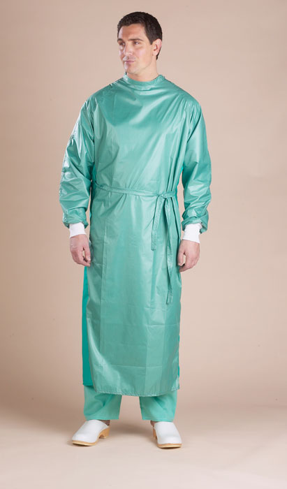 Surgical Gown SG301 Green-L, Kläder tvättbar-Retexa