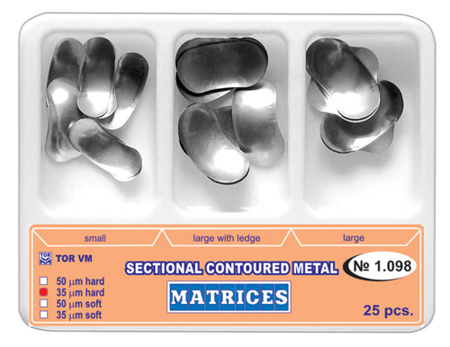 Sektionsmatris Kontur 1.098 K, it Liten/Stor Metall 25st/fp