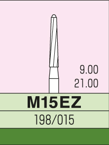 Carbide burs (3 st/frp) Nr M15EZ