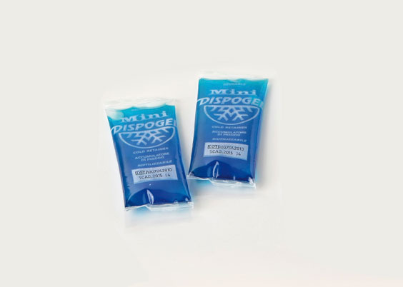 Reusable hot & cold gel pack, SG12DISPO, 5,5x12 CM, 75 PCS