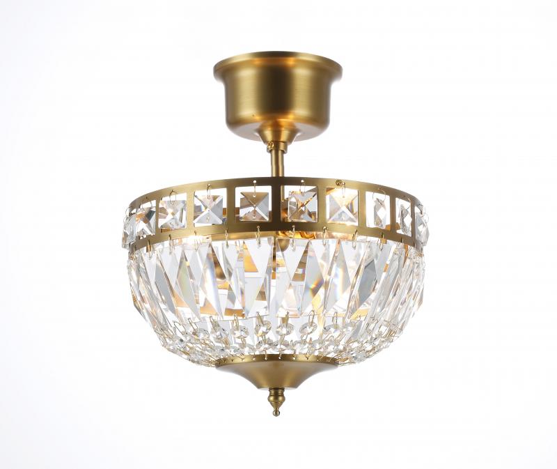 FLORES D25 Liten Borstad-mässing