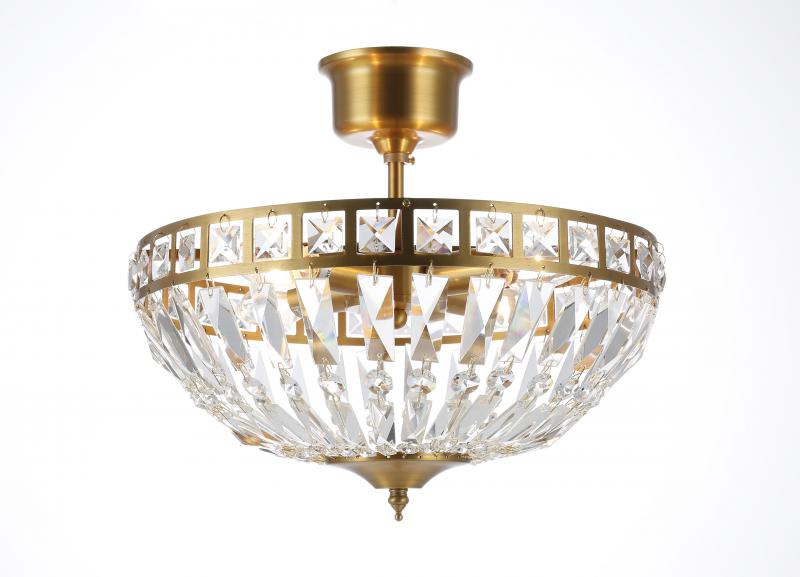 FLORES D36 Stor Borstad-mässing