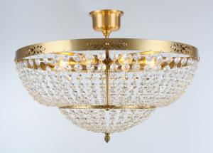 VICTORIA D56 Stor Borstad-mässing