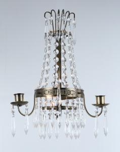 EMPIRE Lampett Antikmässing