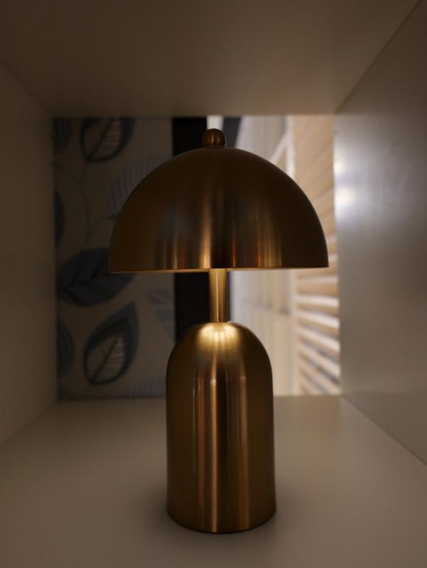 Bordslampa Guld Uppladdningsbar