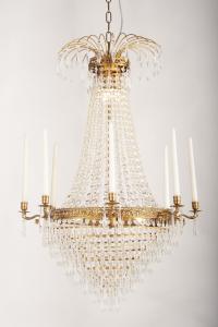 EMPIRE CLASSIC NY 8-arm Stor Borstad-mässing