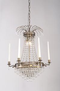 EMPIRE CLASSIC 6-arm Mellan Antikmässing