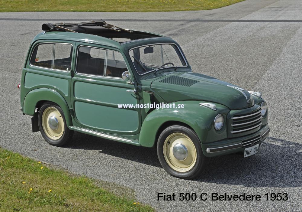 Fiat 500 C Belvedere 1953 nr.28700