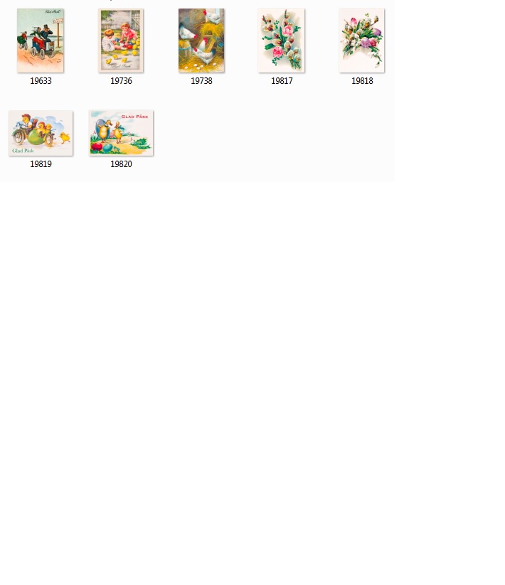 Bild på alla Glad påsk kort, klicka på bilden för förstoring