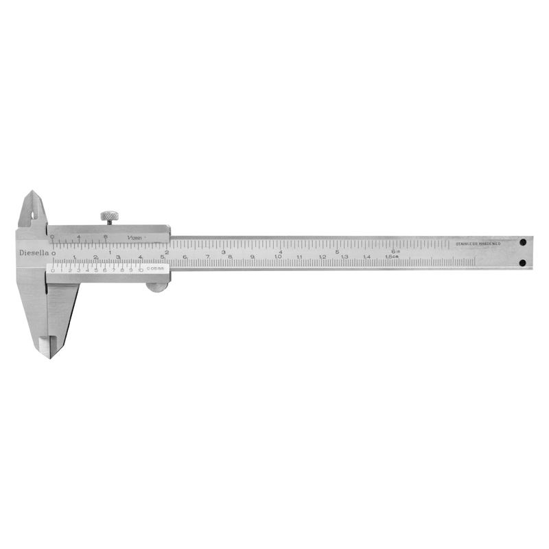 Skjutmått m. låsskruv 0-150 x0,05 mm Käft längd 40 mm