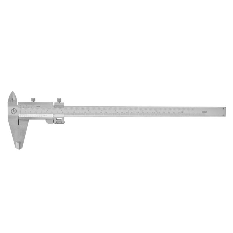 Skjutmått låsskruv 0-200 mm x 0,05 mm Käft längd 50 mm