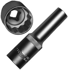 Hylsa 1/2" 12-kant lång