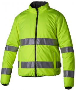 Vändbar Varseljacka gul/svart