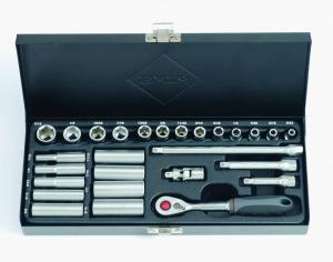 Easydrive 1/4" hylsnyckelsats TUM