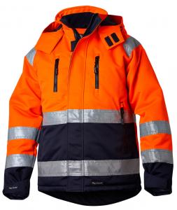Vinterjacka Varsel orange/marin