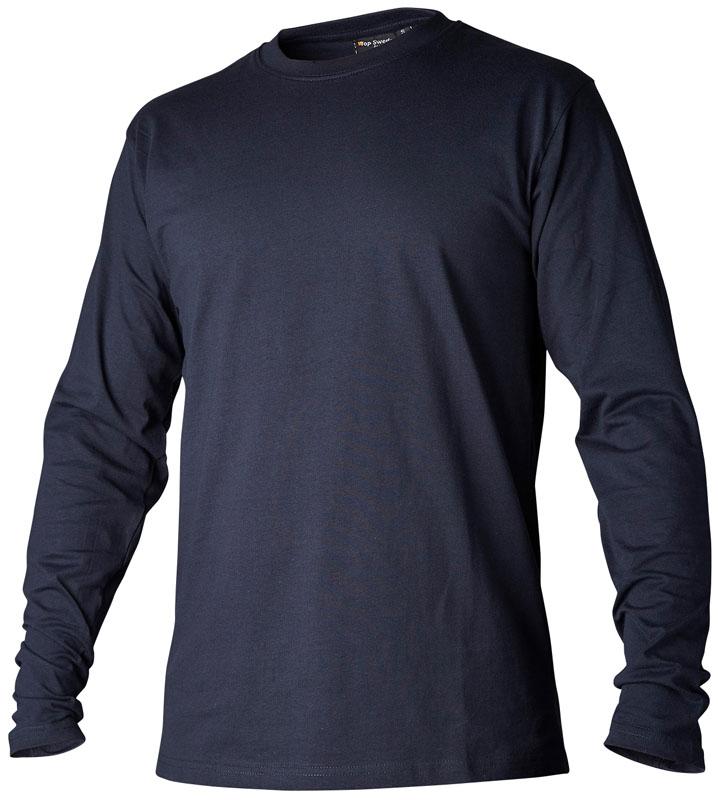 T-shirt långärmad marin
