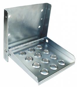 Fotsteg, galvat  7my. Hopfällbart