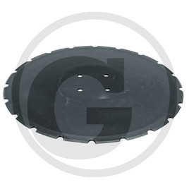 GRANIT TALLRIK tandad, 460 x 5 mm