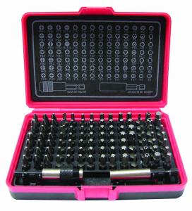 Bitssats Röd 100 delar 1/4"