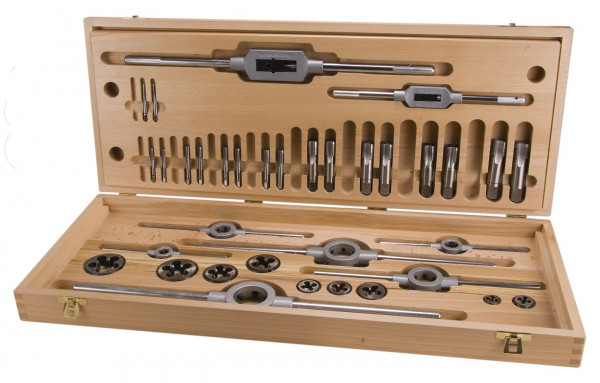 Gängsats 1/4"-1" UNF 35delar