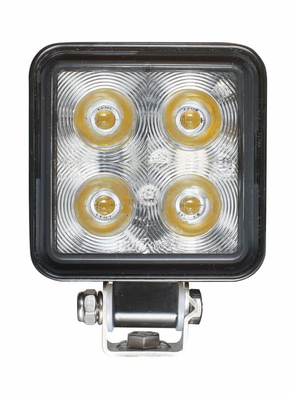 Arbetslampa LED Flood/Spot 4x3W 1000Lm 9-36V 2,5m
