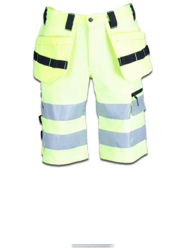 Shorts stretch varsel gul