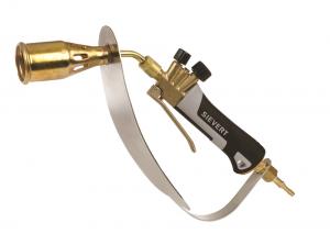 Brännarset med skydd, kraftbrännare Ø 50 mm, 70 mm halsrör, handtag 3488. 6700 g/h 4 bar.