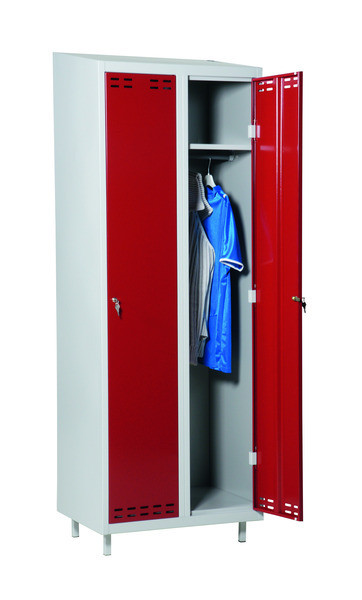 SWED 2 Red/Grey, locker 2door