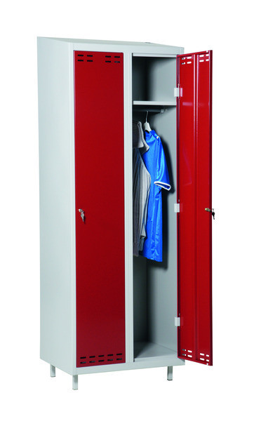 SWED 2 Red/Grey, locker 2door