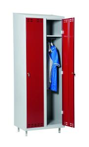 SWED 2 Red/Grey, locker 2door