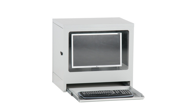 Dataskåp omonterat Grått vägg modell