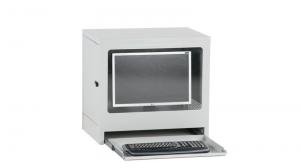 Dataskåp omonterat Grått vägg modell