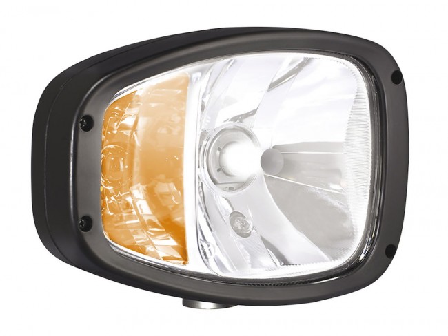 Strålkastare hel/halvljus m blinkers vä 24V