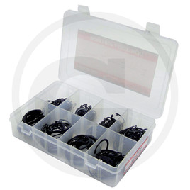 Sortiment låsringar inv.