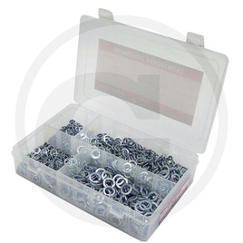 Sortiment med fjäderringar