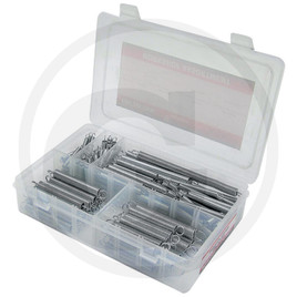 Sortiment med dragfjädrar