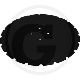 GRANIT TALLRIK tandad, 4-håls, 465 x 5 mm