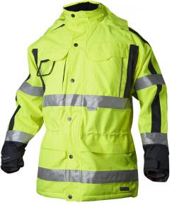 Vinterparkas varsel gul