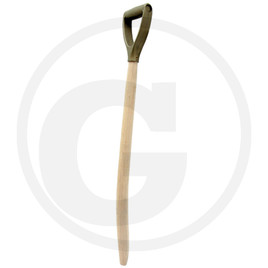 GRANIT SKYFFELSKAFT Ask, böjt, med D-grepp i plast