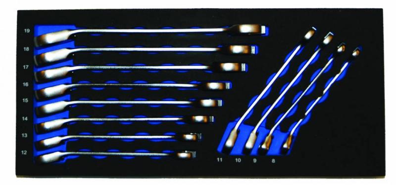 RINGSPÄRRNYCKELSATS 8-19MM