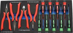 BATO Tång/skruvmejselsats mini. EVA 1/3.